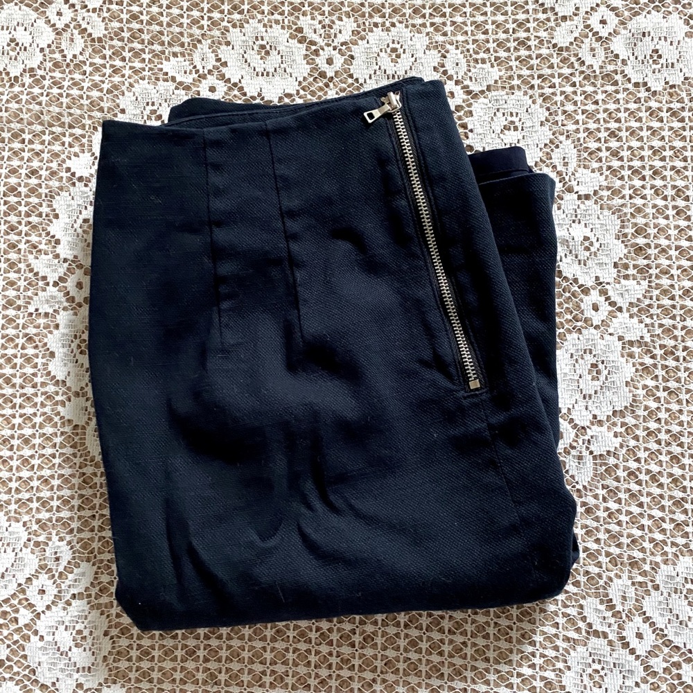Ann Taylor Loft Navy Pencil Skirt